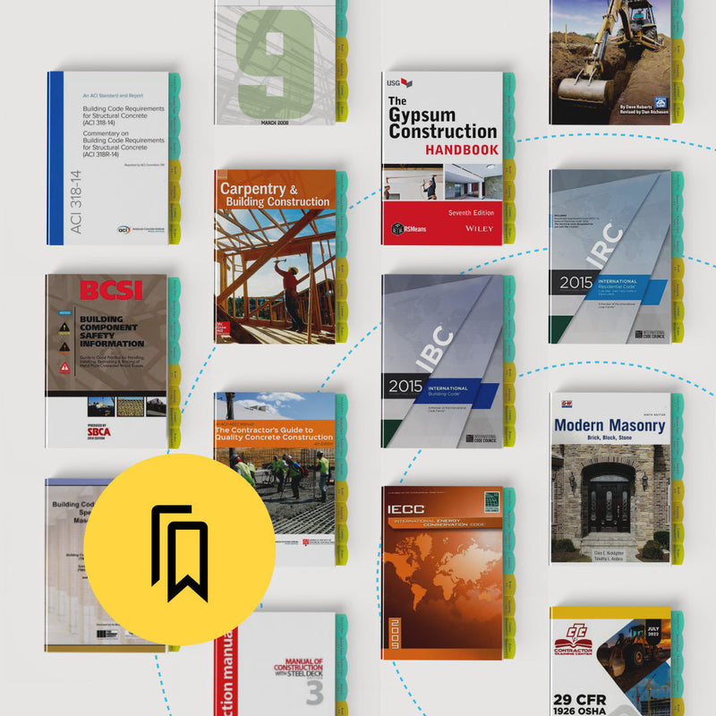 Alabama Building Contractor Under Four Stories Exam Tabbed and Highlighted Book Bundle