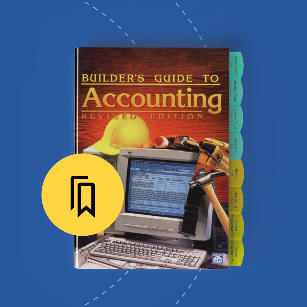 Builder's Guide to Accounting, 2001 Tabbed and Highlighted