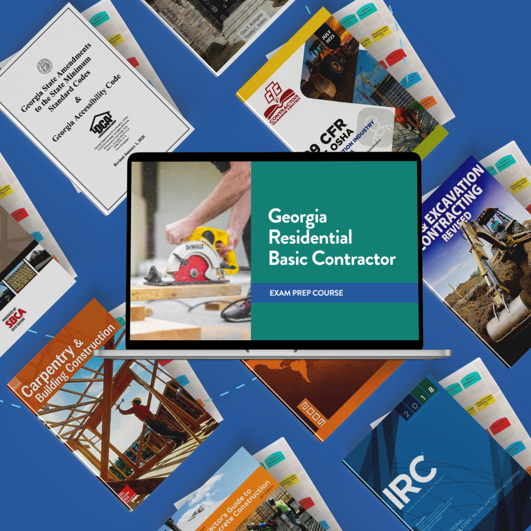 Georgia Residential Basic Contractor Essential Exam Prep Package