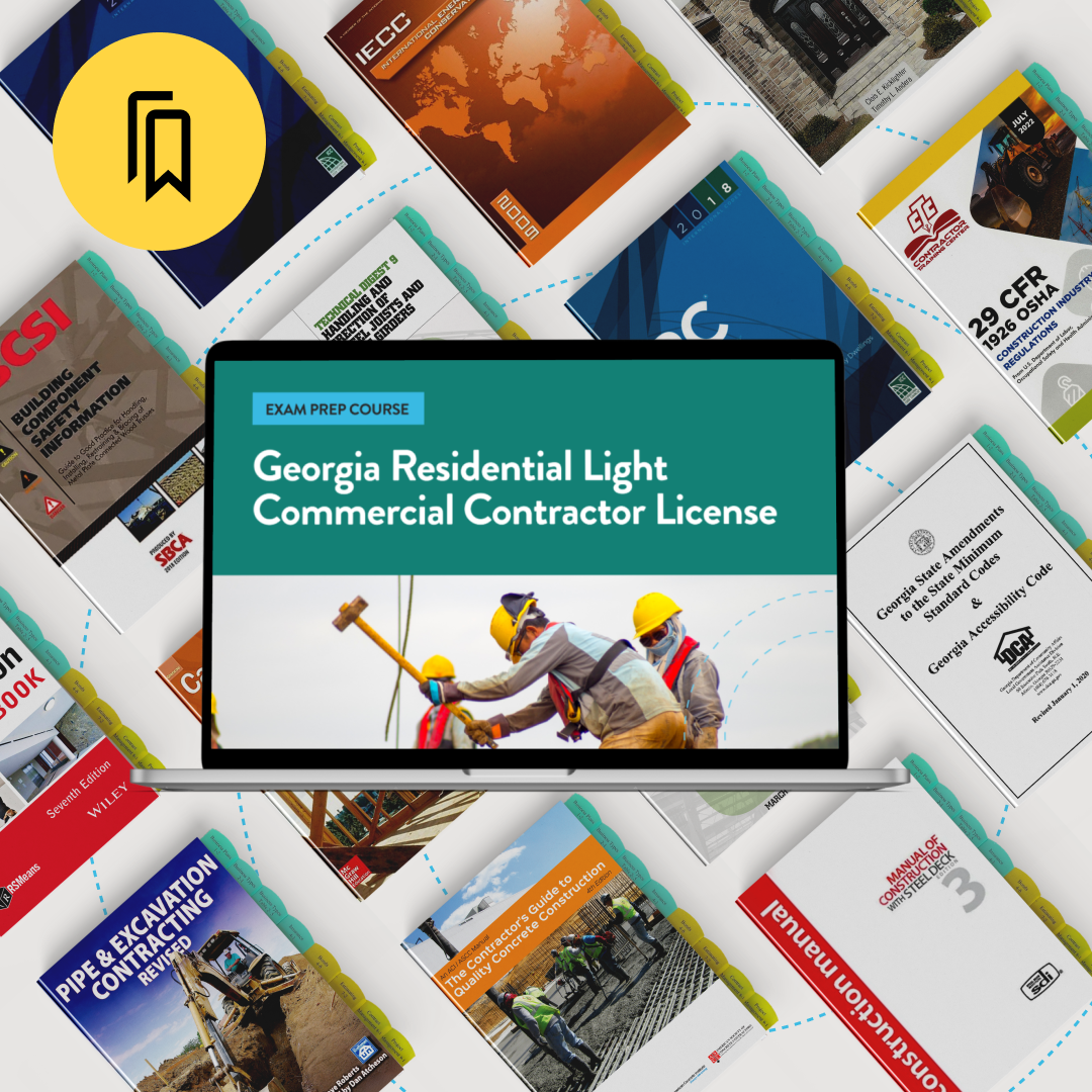 Georgia Residential/Light Commercial Contractor Pro Exam Prep Package