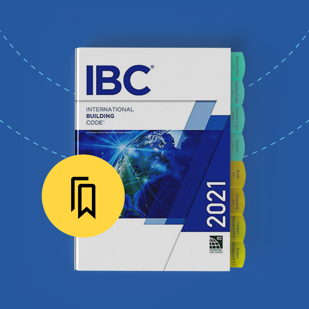 Tabbed and Highlighted International Building Code, 2021 edition