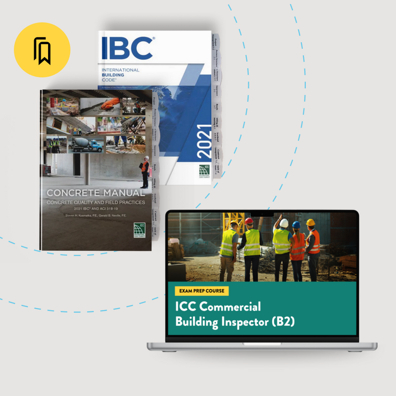 Full-Service Package: ICC Commercial Building Inspector (B2) 2021 Exam Prep