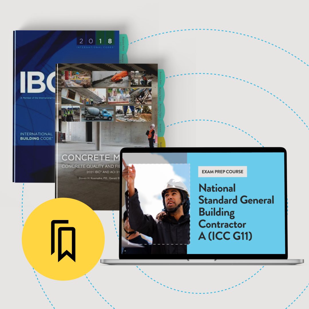 National Standard General Contractor (ICC G11) Exam Prep Package