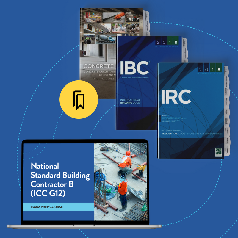 National Standard General Building Contractor (ICC G12) Exam Prep Package