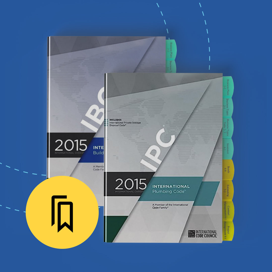 Kansas Standard Roofing Contractor/Subcontractor (ICC 553) Exam Tabbed and Highlighted Book Bundle