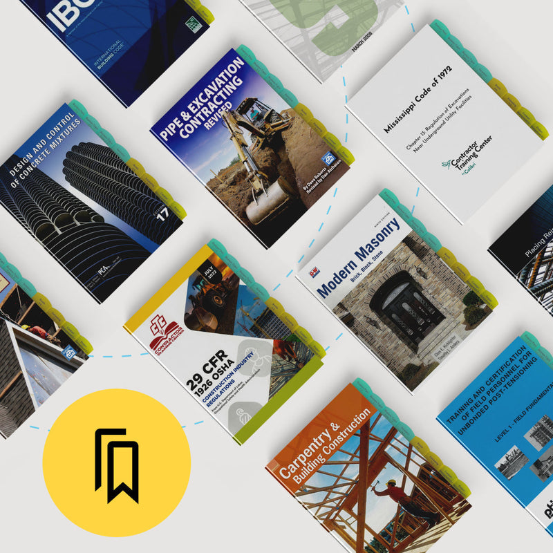 Mississippi Building Construction Exam Tabbed and Highlighted Book Bundle