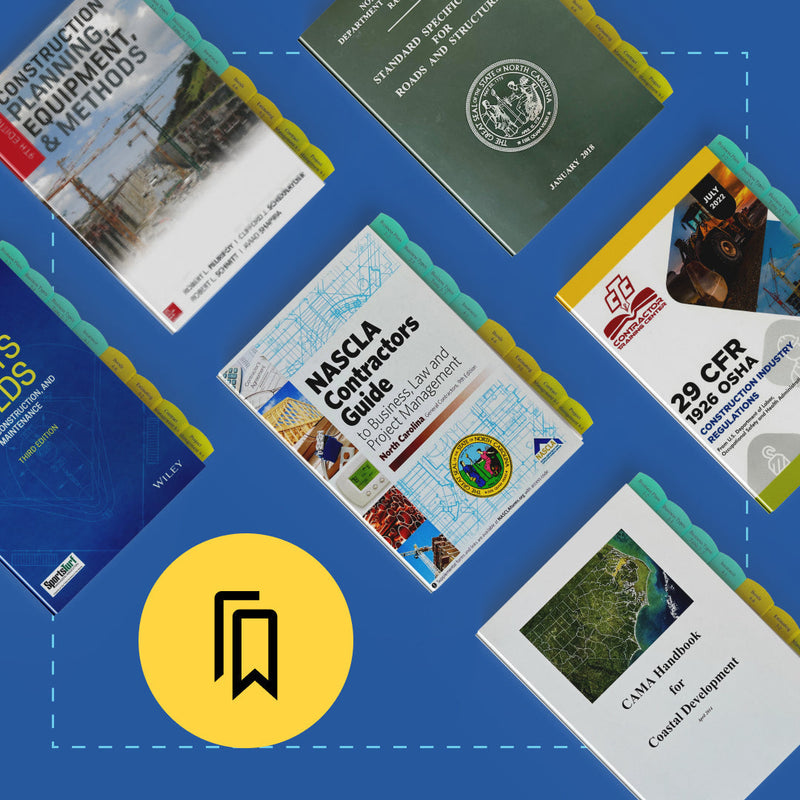 North Carolina Highway Exam Tabbed and Highlighted Book Bundle