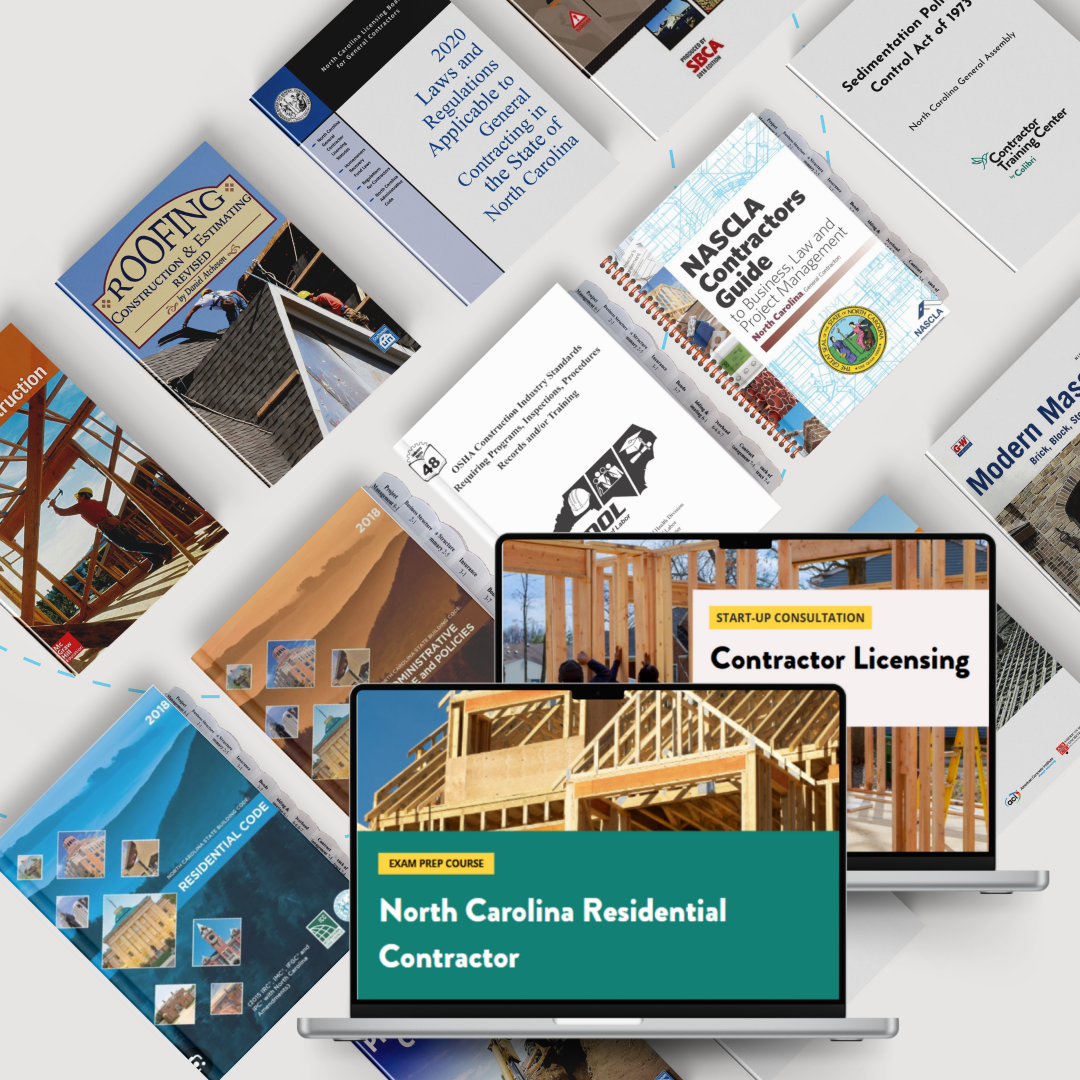 Full-Service Package: North Carolina Residential Contractor Exam