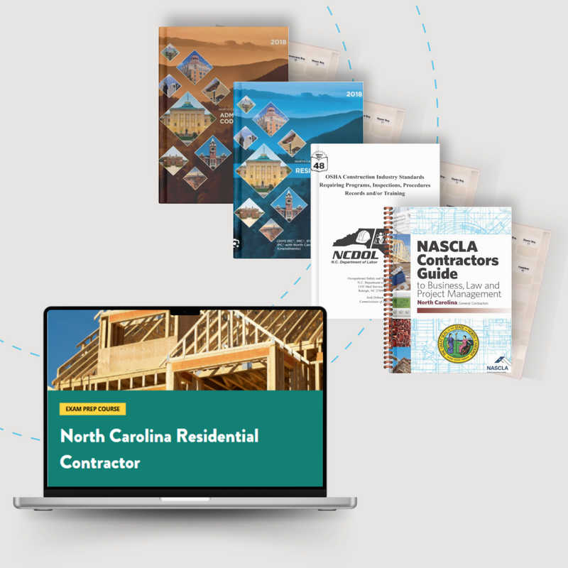 Online Package: North Carolina Residential Contractor Exam