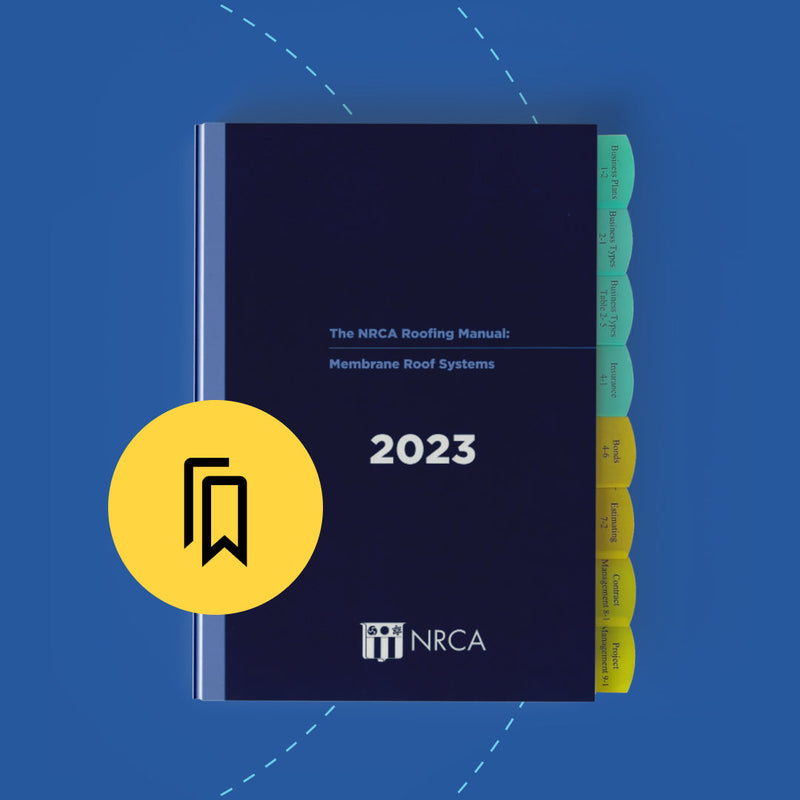 NRCA Membrane Roof Systems Tabbed and Highlighted Book