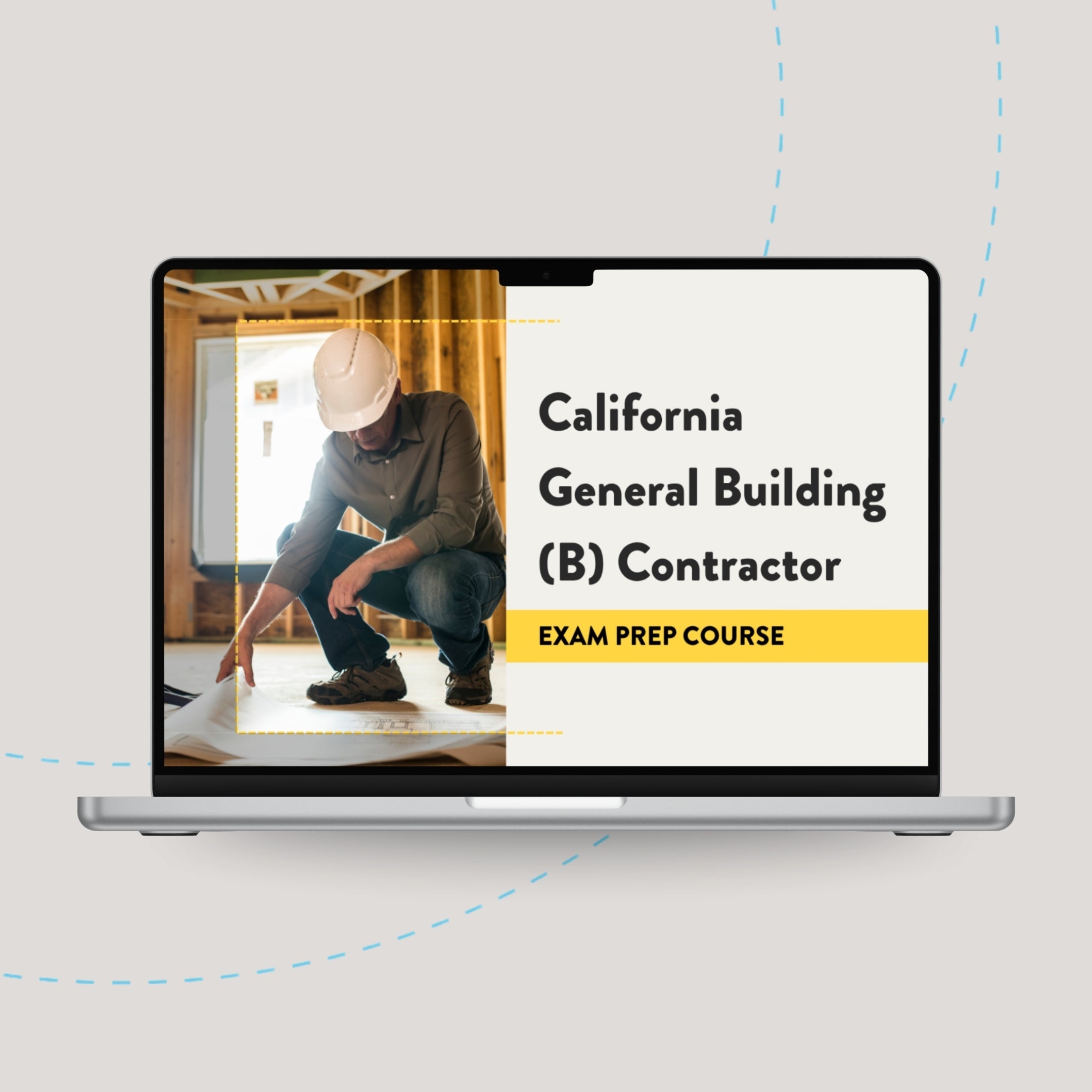 Online Package: California General Building (B) Contractor Exam Prep