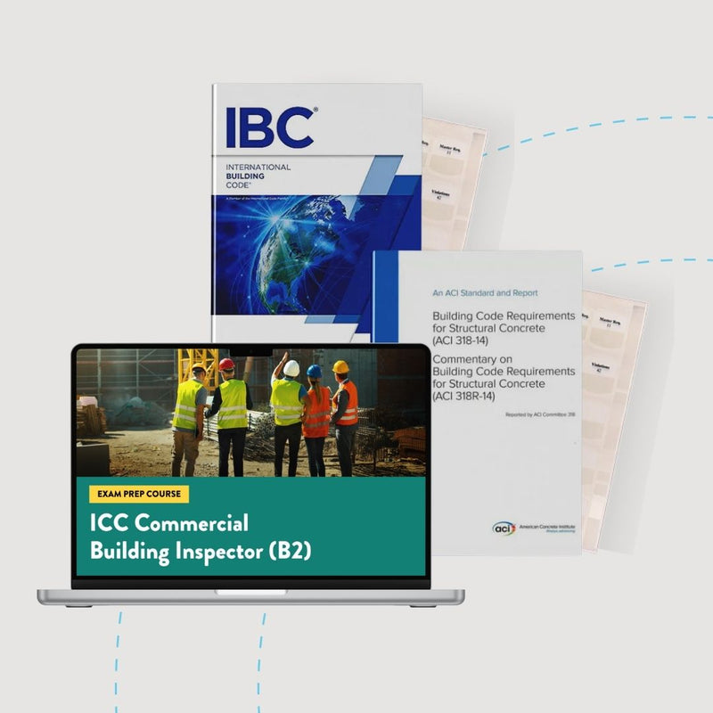 Online Package: ICC Commercial Building Inspector (B2) 2021 Exam Prep