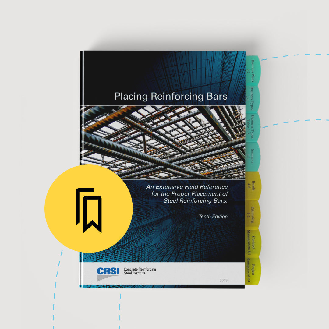 Placing Reinforcing Bars Tabbed and Highlighted Book