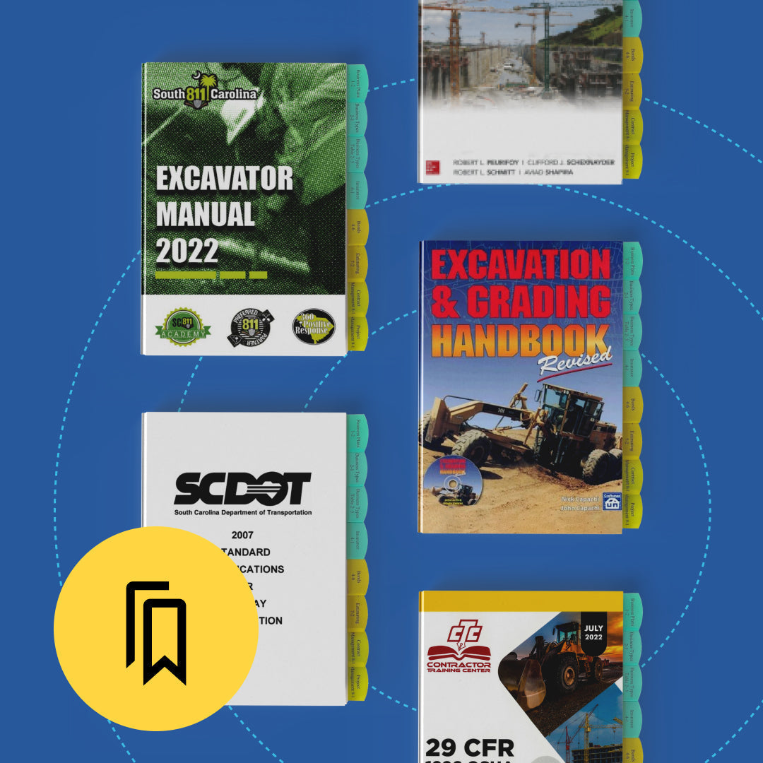 South Carolina Grading Contractor Tabbed and Highlighted Book Bundle