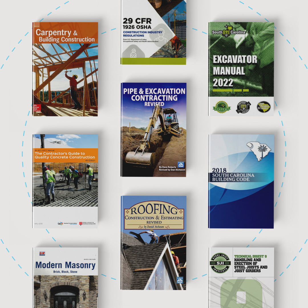 South Carolina Limited Building Contractor Exam Book Bundle