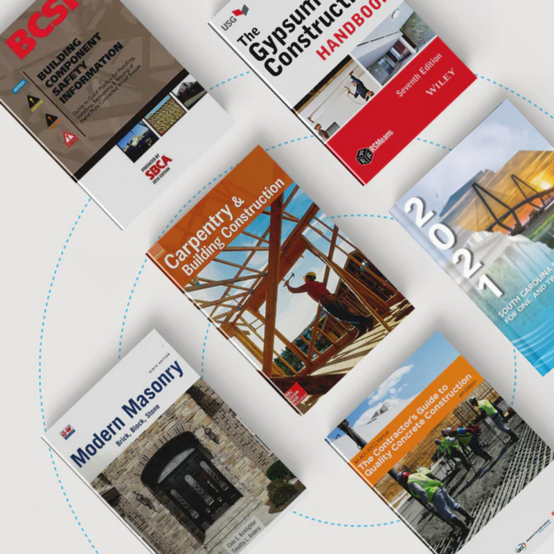 South Carolina Residential Builder Exam Book Bundle