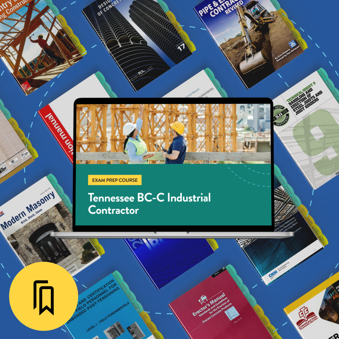 Tennessee BC-C Industrial Contractor Exam Prep Package