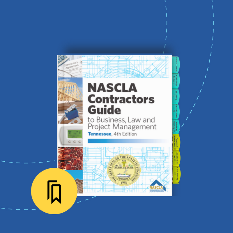 Tennessee Contractors Business Law Exam Pre-Tabbed and Highlighted Book