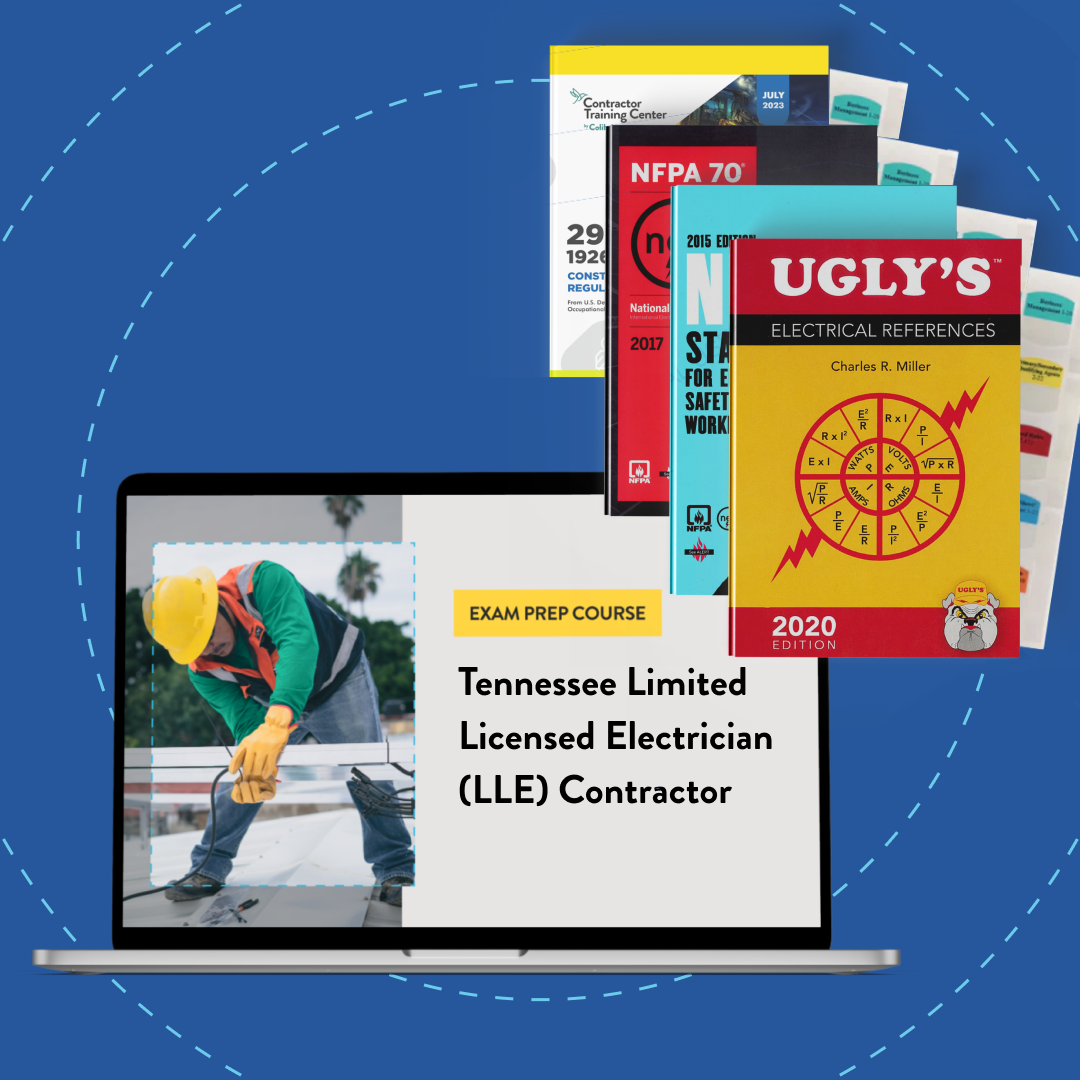 Tennessee LLE Limited Licensed Electricians Essential Exam Prep Package