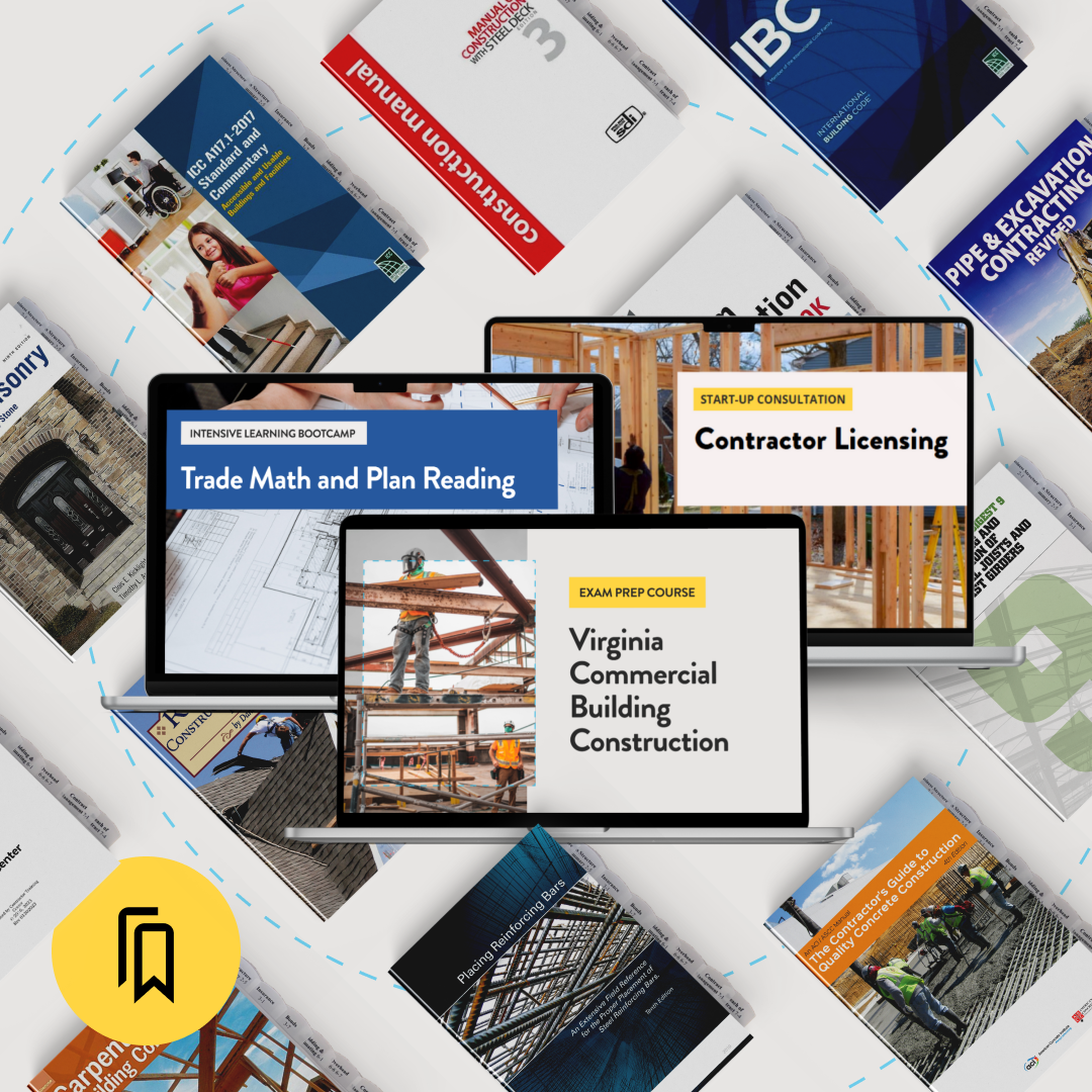 Full-Service Package: Virginia Commercial Building Contractor (CBC) Exam