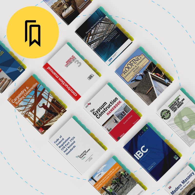 Virginia Commercial Building Contractor (CBC) Exam Tabbed and Highlighted Book Bundle