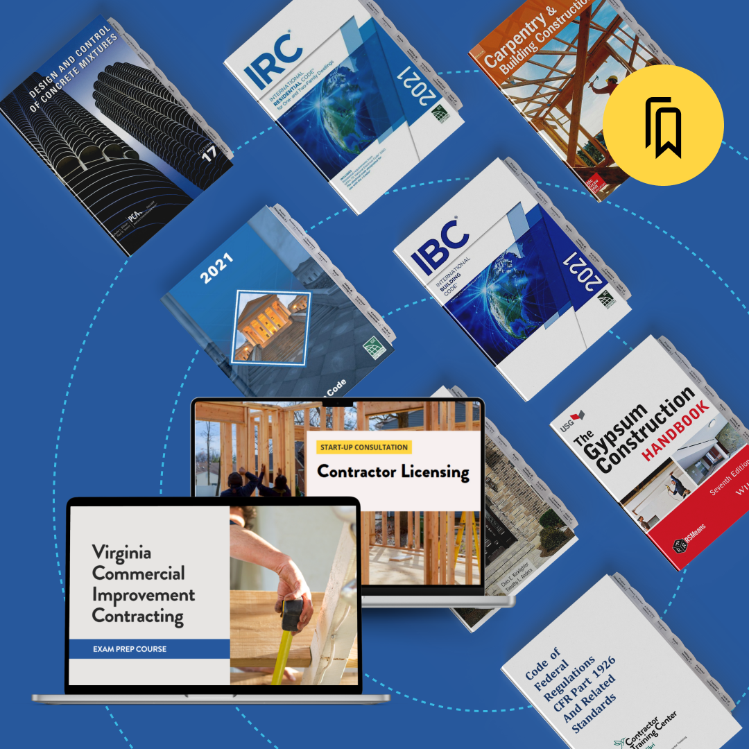Full-Service Package: Virginia Commercial Improvement Contractor (CIC) Exam