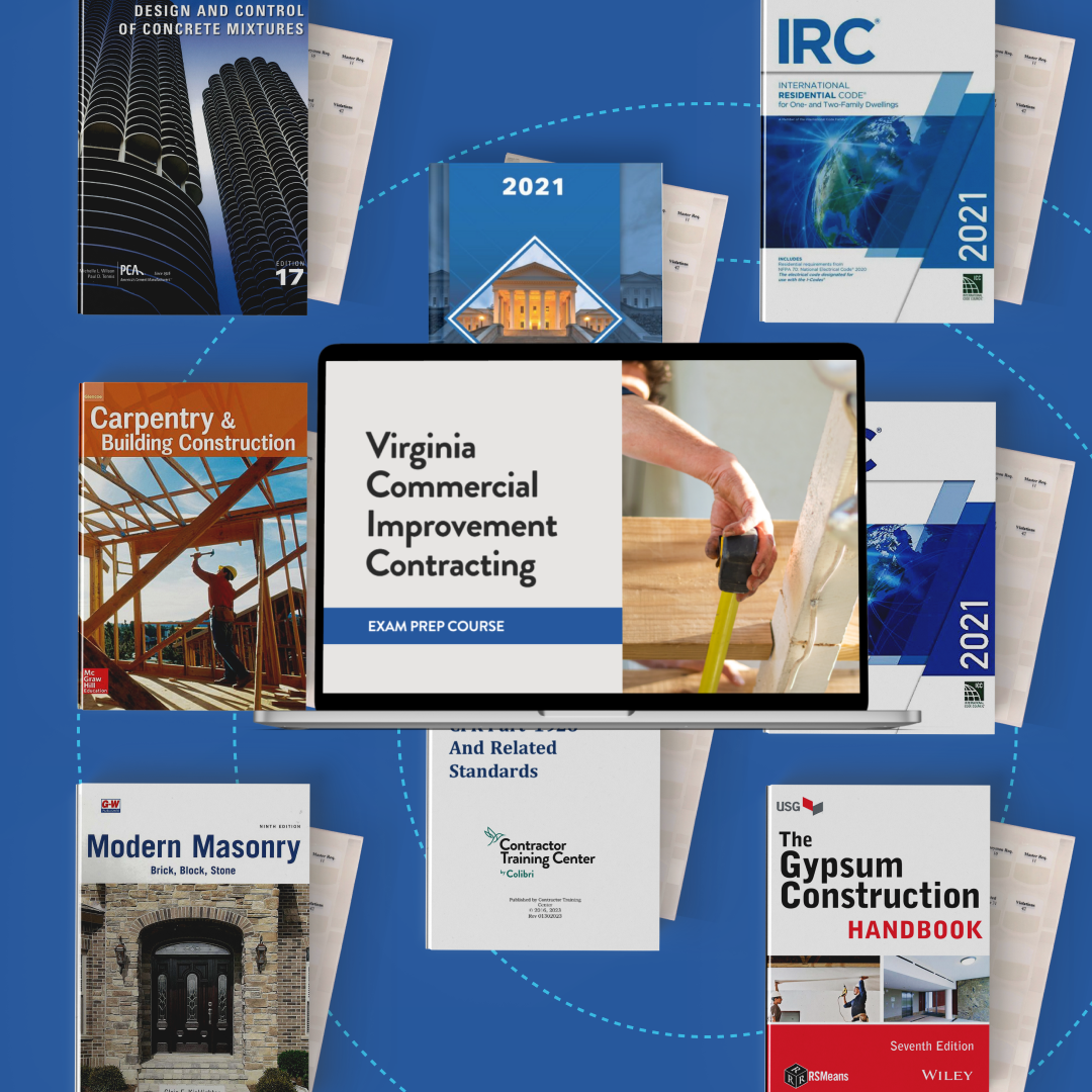 Online Package: Virginia Commercial Improvement Contractor (CIC) Exam Prep