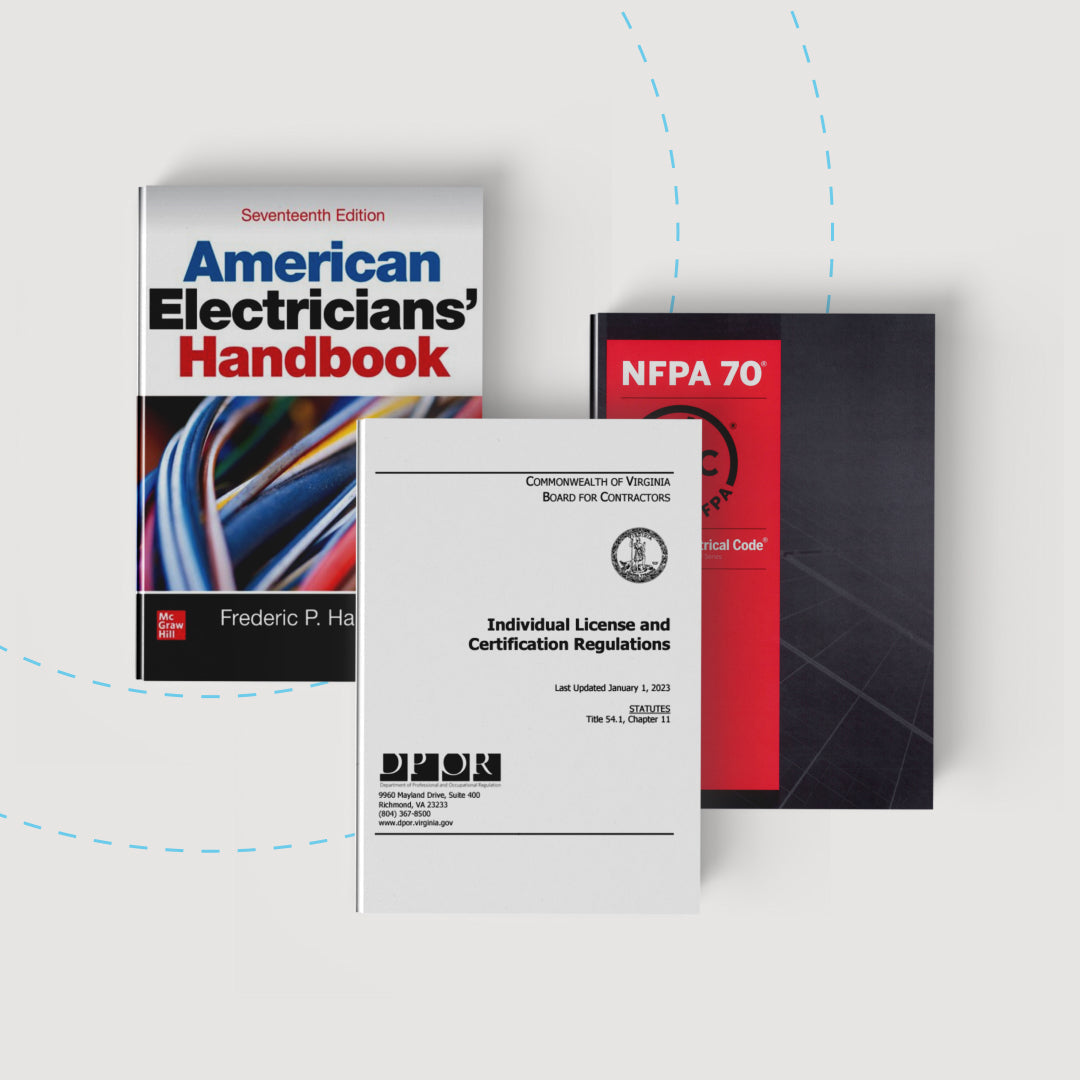 Virginia Electrician Exam Book Bundle