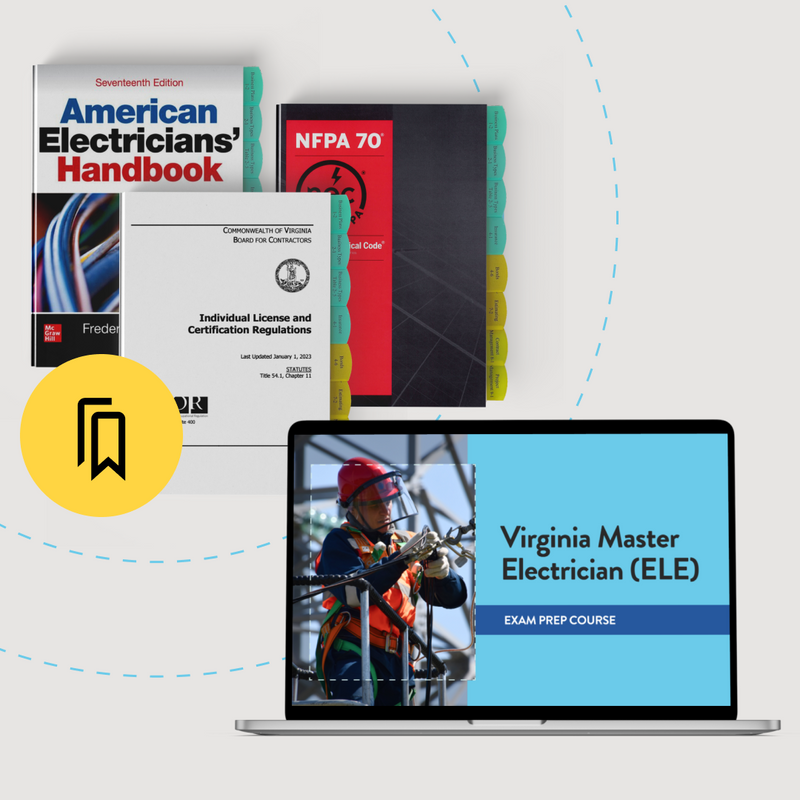 Virginia Master Electrician (ELE) Exam Prep Package