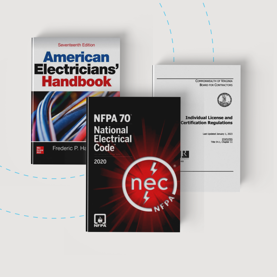 Virginia Master/Journeyman Electrician (ELE) Exam Book Bundle