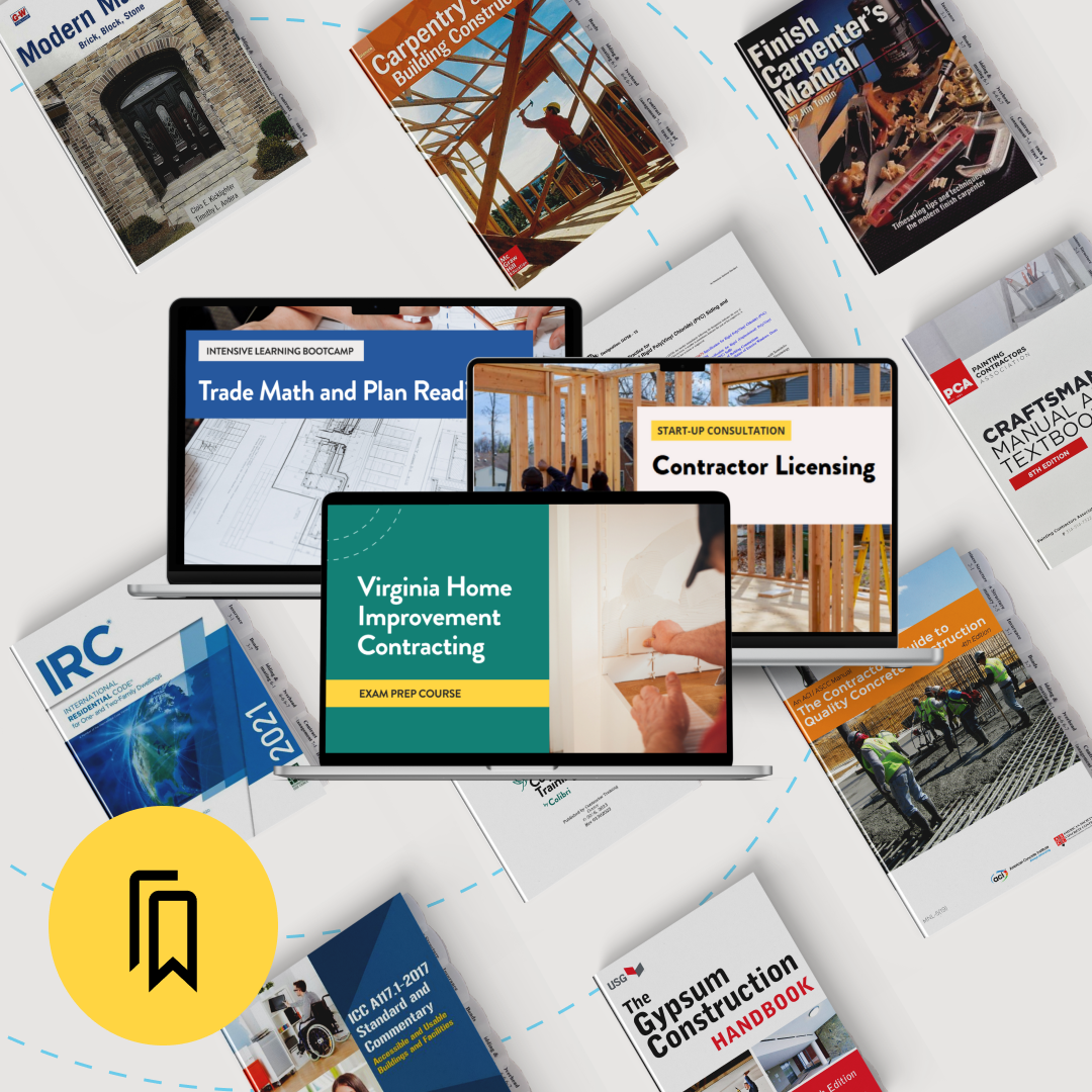 Full-Service Package: Virginia Home Improvement Contractor (HIC) Exam