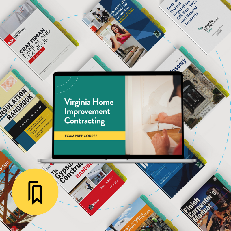 Virginia Home Improvement Contractor (HIC) Pro Exam Prep Package