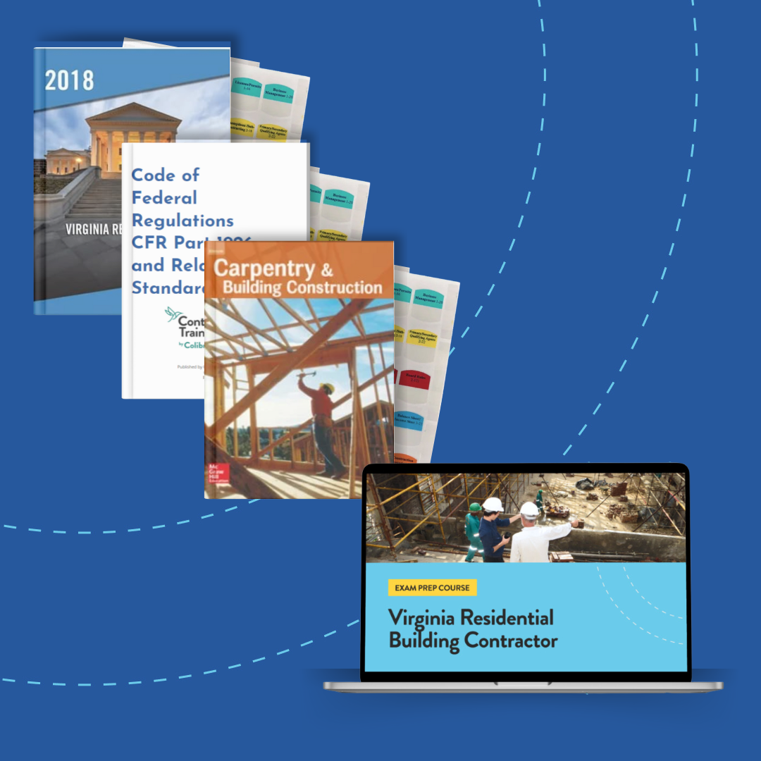 Virginia Residential Building Contractor (RBC) Essential Exam Prep Package