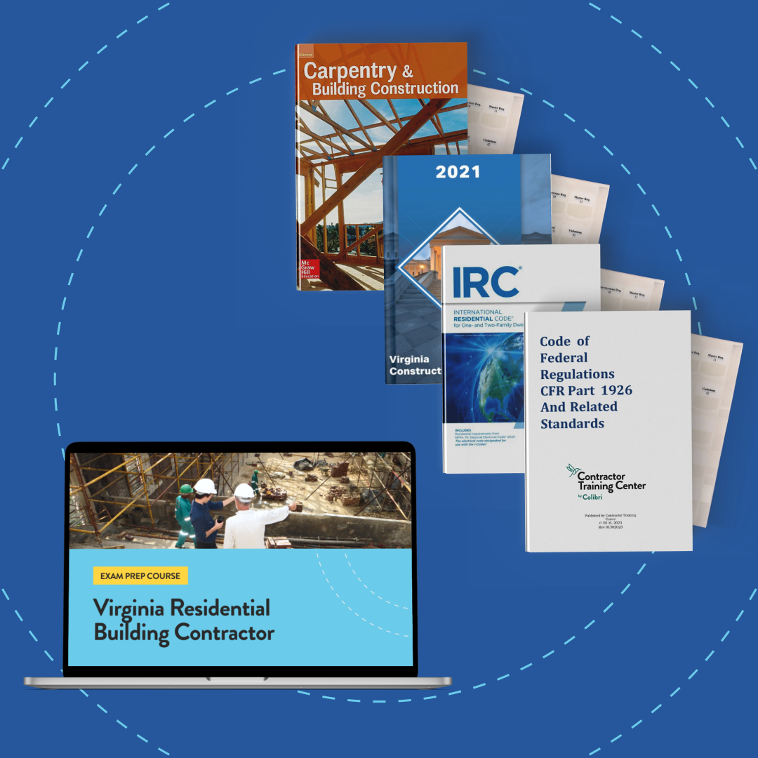Online Package: Virginia Residential Building Contractor (RBC) Exam