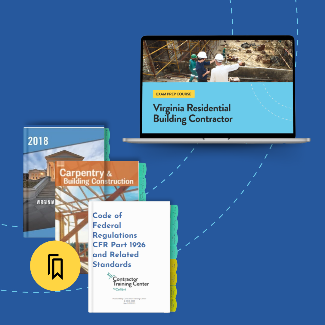Online Package: Virginia Residential Building Contractor (RBC) Exam