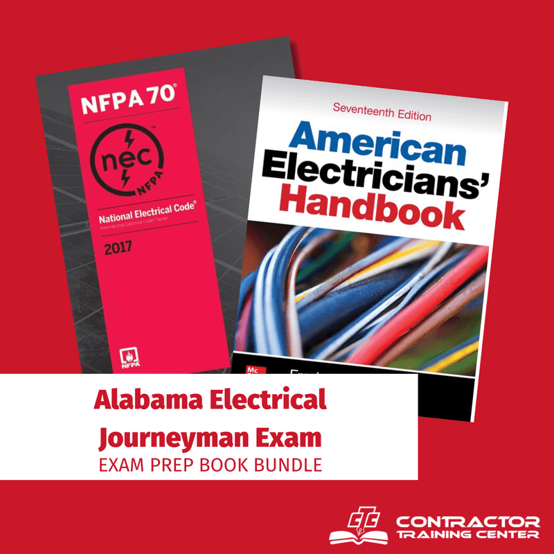 Alabama Electrical Journeyman Exam Book Bundle