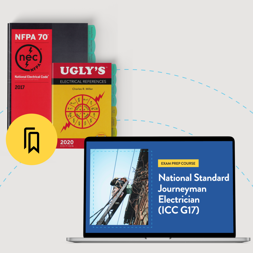 National Standard Journeyman Electrician (ICC G17) Exam Prep Package