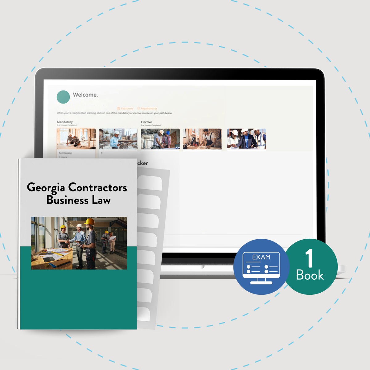 Essential Package: Georgia Contractors Business and Law Management Exam